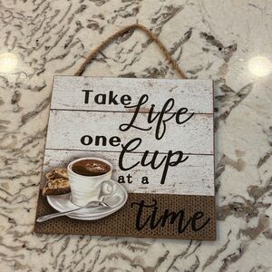 Rustic Coffee Wall Art Decor
